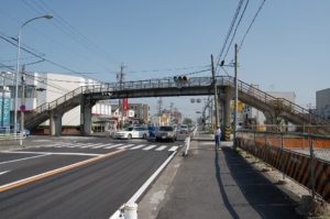日本で最初の歩道橋